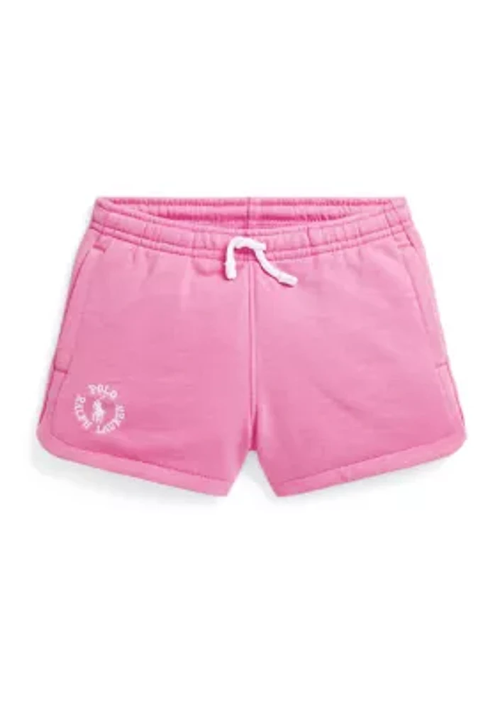 Girls 2-6x Big Pony Logo French Terry Shorts