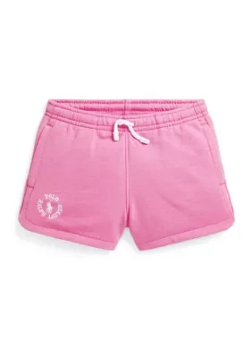 Girls 2-6x Big Pony Logo French Terry Shorts