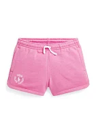 Girls 2-6x Big Pony Logo French Terry Shorts