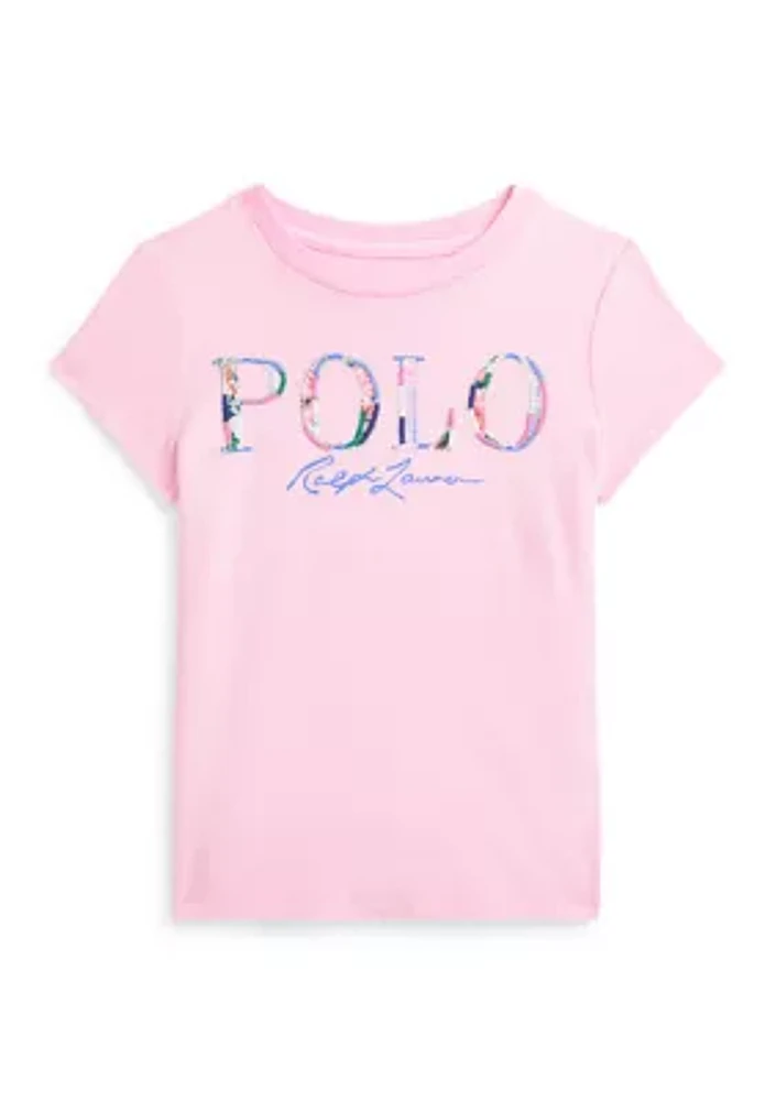 Girls 2-6x Logo Cotton Jersey T-Shirt