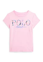 Girls 2-6x Logo Cotton Jersey T-Shirt