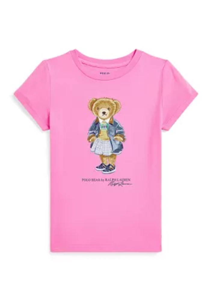 Girls 2-6x Polo Bear Cotton Jersey T-Shirt