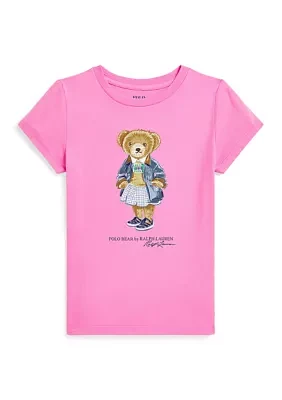 Girls 2-6x Polo Bear Cotton Jersey T-Shirt