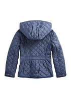 Girls 7-16 Quilted Water Repellent Barn Jacket