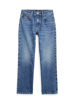 Girls 7-16 High Rise Straight Fit Jeans