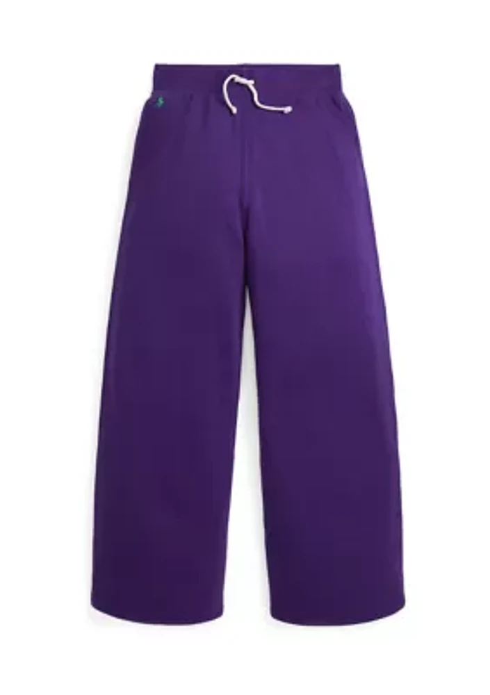 Girls 7-16 Fleece Wide Leg Sweatpants