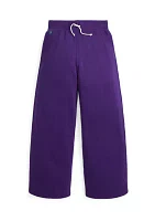 Girls 7-16 Fleece Wide Leg Sweatpants