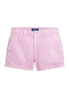 Girls 7-16 Cotton Chino Shorts