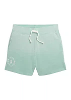 Girls 7-16 Big Pony Logo Cotton Terry Shorts