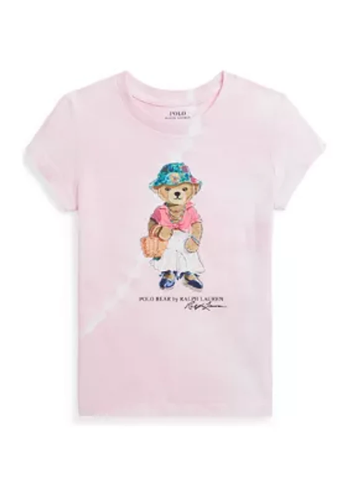 Girls 7-16 Polo Bear Tie Dye Cotton Jersey T-Shirt