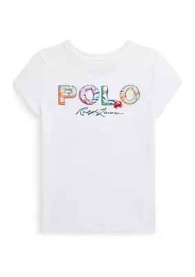 Girls 7-16 Tropical Logo Cotton Jersey T-Shirt