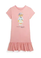 Girls 7-16 Polo Bear Cotton Jersey T-Shirt Dress