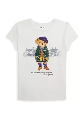 Girls 7-16 Polo Bear Cotton Jersey Tee