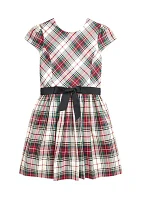 Girls 7-16 Plaid Twill Dress