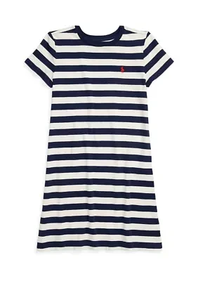 Girls 7-16 Striped Cotton Jersey T-Shirt Dress