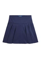 Girls 7-16 Flounced Stretch Ponte Skort