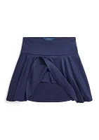 Girls 7-16 Flounced Stretch Ponte Skort