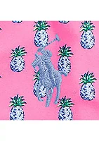 Girls 7-16 Pineapple Print Two Piece Swimsuit