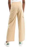 Girls 4-6x Solid Cargo Pants