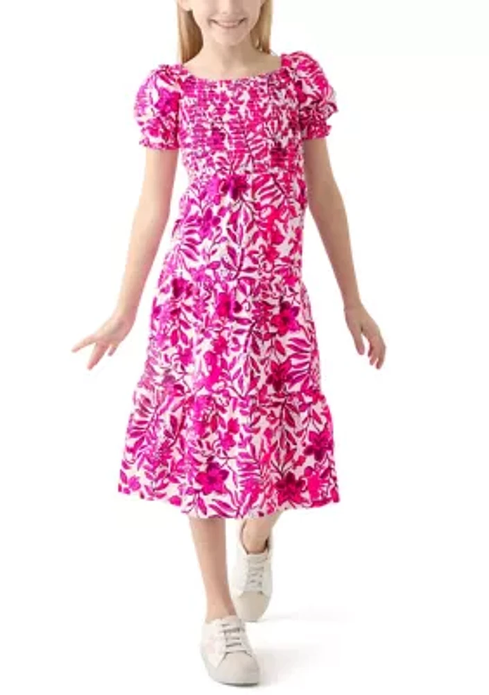 Girls 7-16 Elderflower Midi Dress