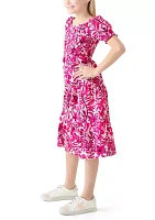 Girls 7-16 Elderflower Midi Dress