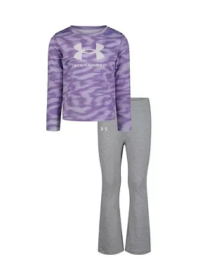 Girls 4-6x Printed T-Shirt and Yoga Pants Set