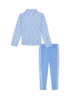 Girls 4-6x Twisted Zip Pullover and Pants Set