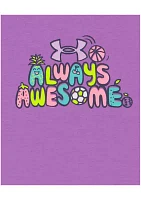 Girls 4-6x Always Awesome Graphic T-Shirt and Shorts Set