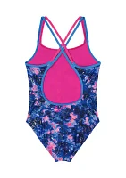 Girls 4-6x Multi Dye One Piece Swimsuit