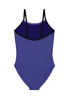 Girls 4-6x Taping One Piece Swimsuit