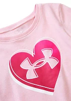 Girls 4-6x Shaded Heart Graphic T-Shirt
