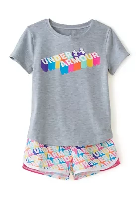 Girls 4-6x Multi Name Graphic Set