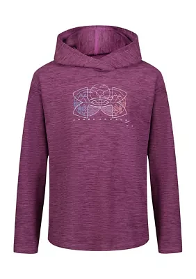 Girls 7-16 Circles Graphic Hooded Top