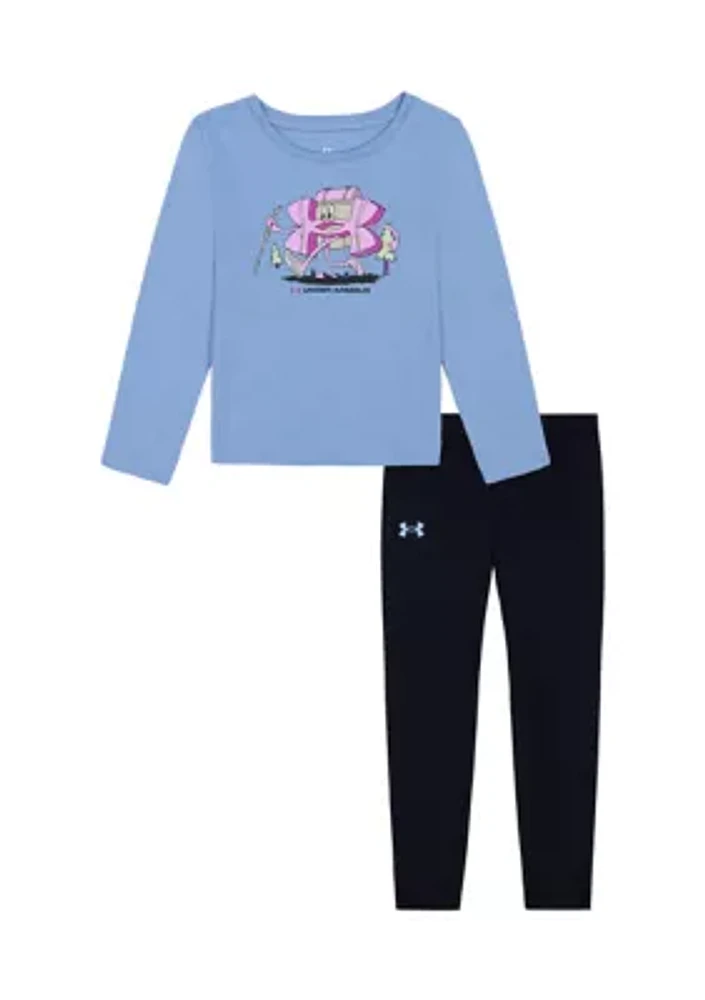 Girls 4-6x Hiker Graphic T-Shirt and Pants Set