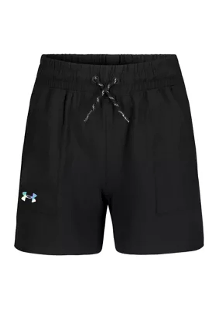 Girls 7-16 Solid Base Shorts