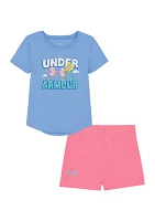 Girls 4-6x Graphic T-Shirt and Shorts Set