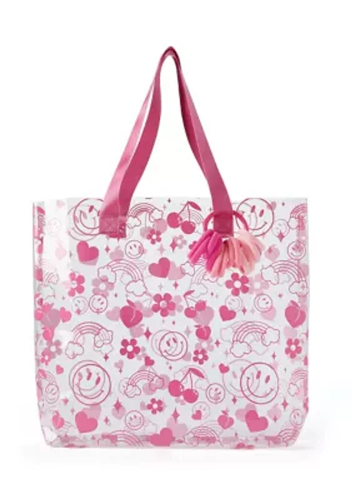 Fun Printed Jelly Tote Bag