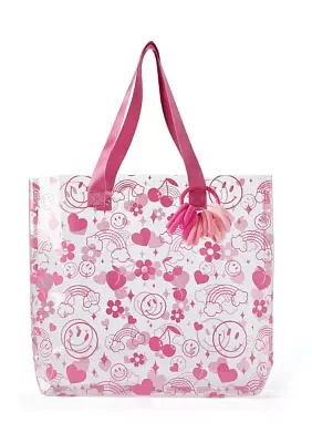 Fun Printed Jelly Tote Bag