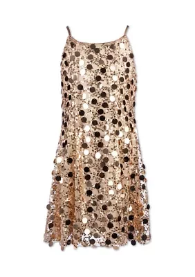 Girls 7-16 Sequin Glimmer Dress