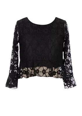 Girls 7-16 Lace Top