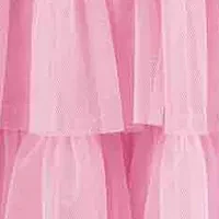 Girls 7-16 Solid Tulle Ruched Dress