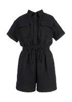 Girls 7-16 Cloth Romper