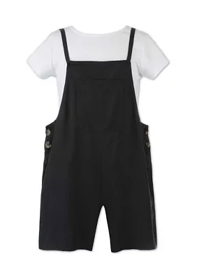 Girls 7-16 Romper and T-Shirt Set