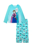 Girls 4-10 Printed Fleece Pajama Set