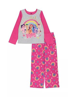 Girls 4-16 My Little Pony Fleece Pajama Set