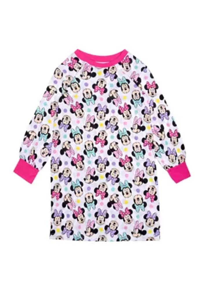 Girls Adorable Minnie Printed Nightgown