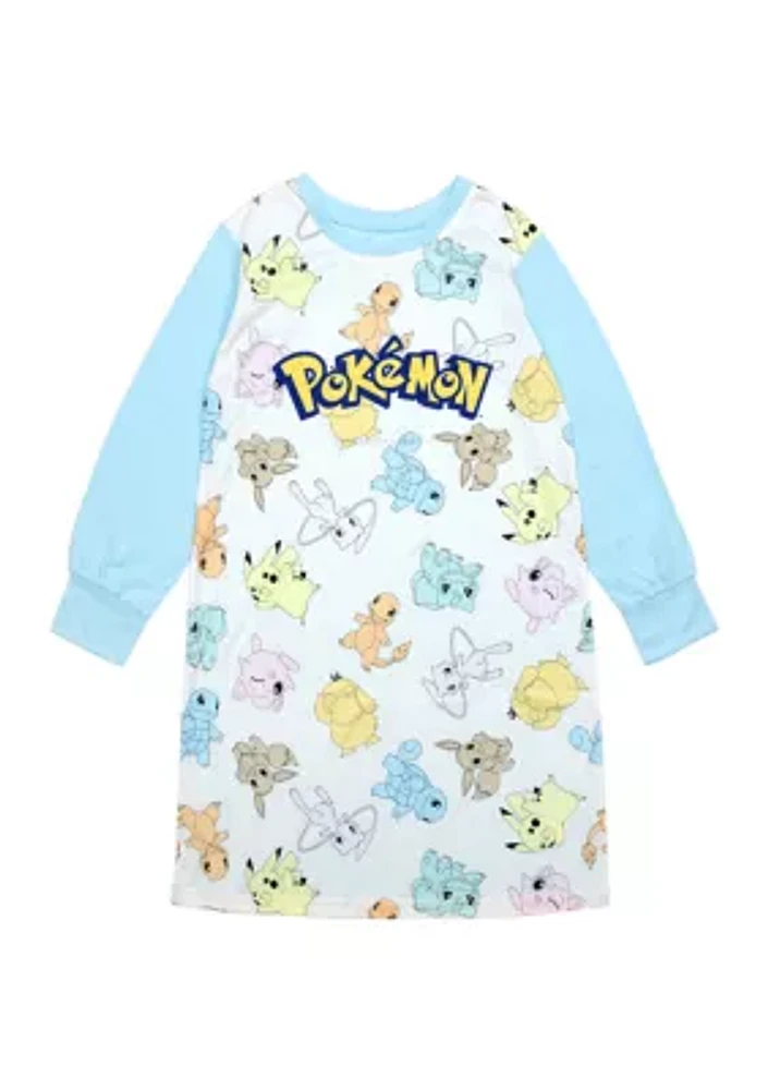 Girls 4-10 Pokemon Printed Nightgwon