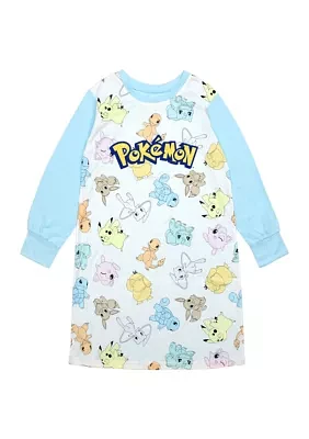 Girls 4-10 Pokemon Printed Nightgwon