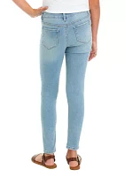 Girls 7-16 Pull On Mid Rise Jeggings