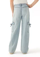 Girls 7-16 Wide Leg Cargo Pants